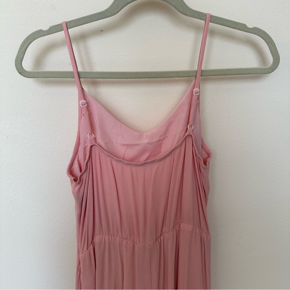 Pink Ankle Length Flowy Jumpsuit - Picture 3 of 8